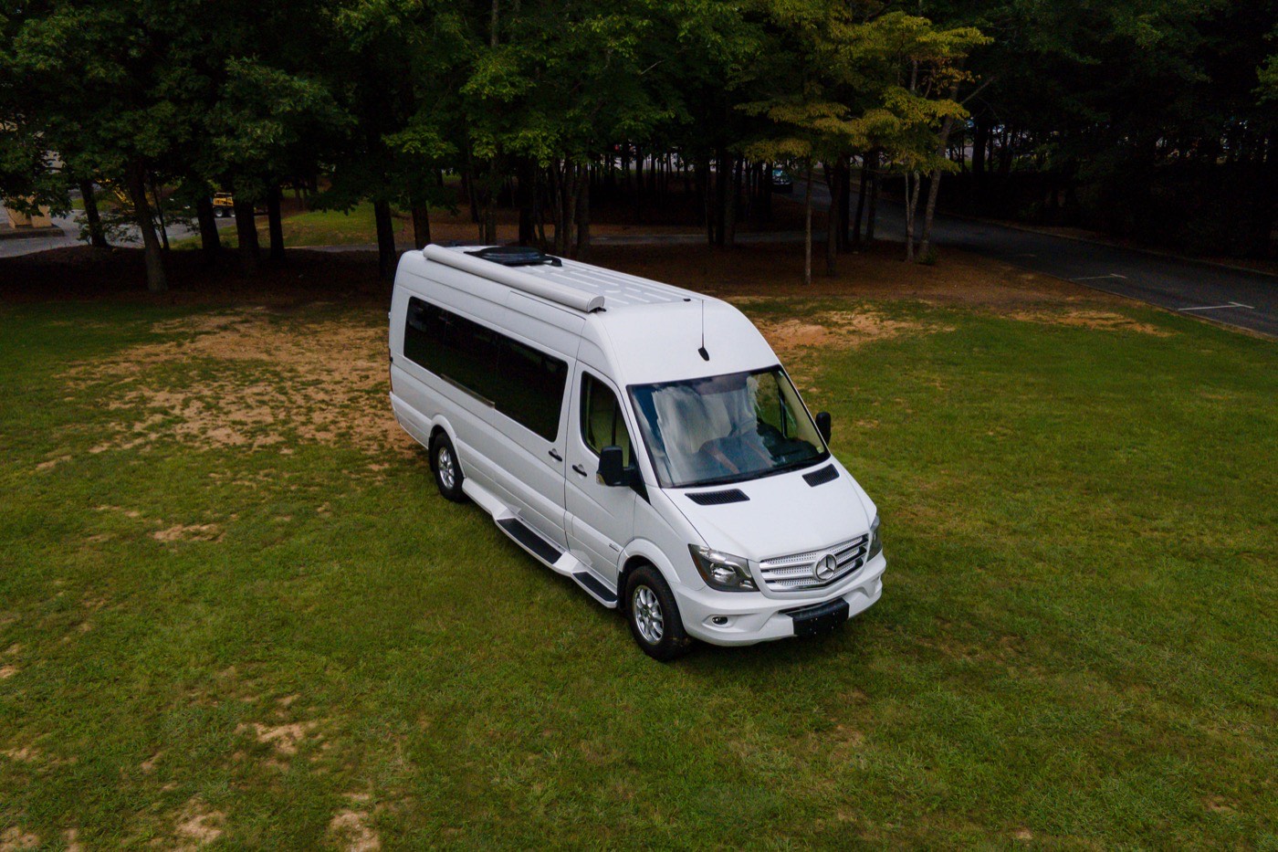White Van — aerial view